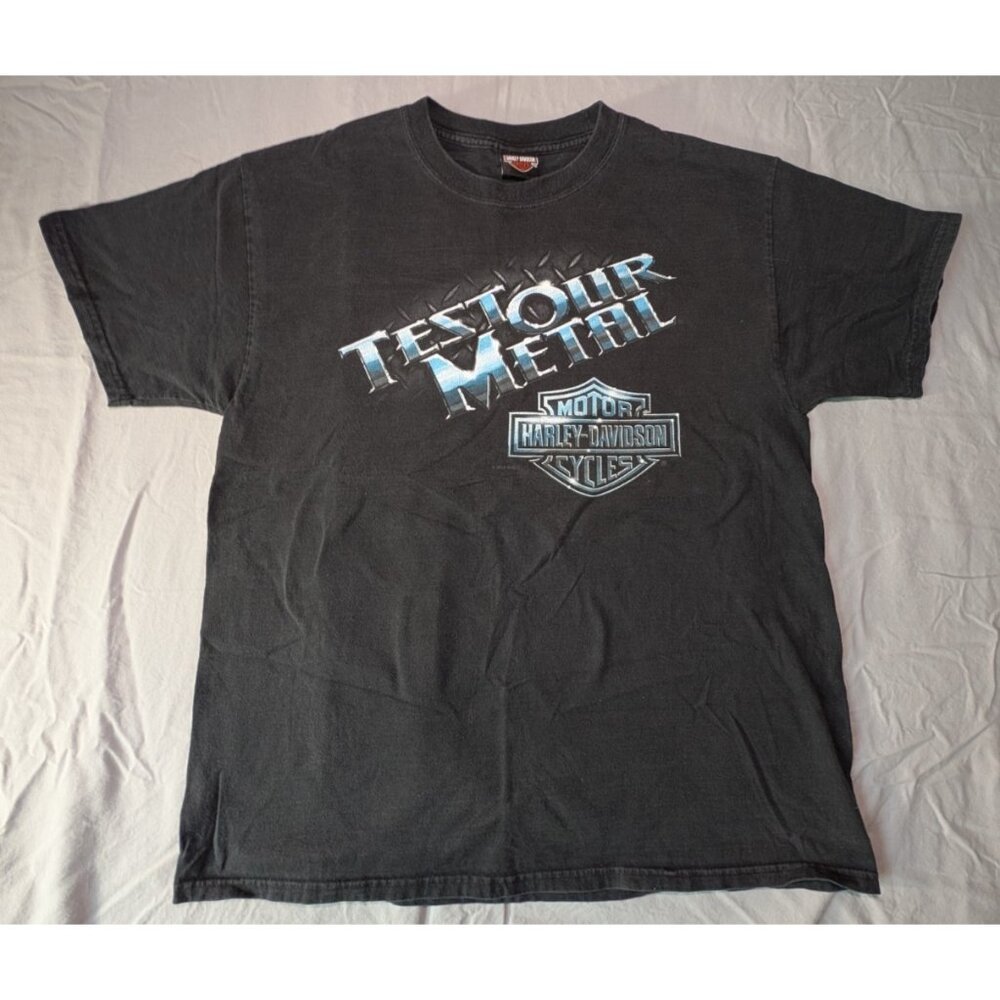 Harley-Davidson San Juan Puerto Rico 2012 Motorcycle Black Shirt Size Large